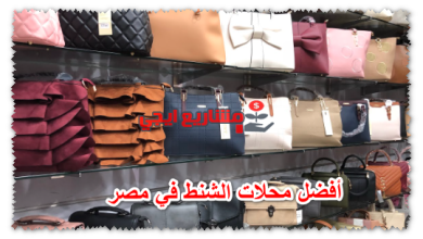 أفضل محلات الشنط في مصر