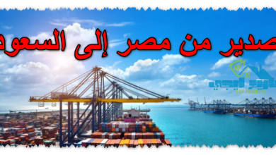 التصدير من مصر إلى السعودية