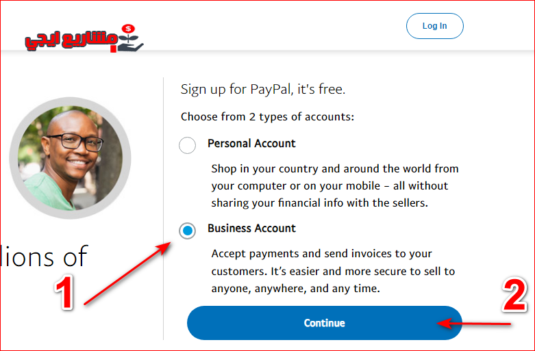 PayPal business account